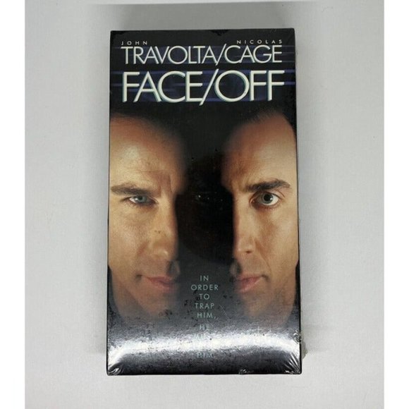 Face/Off VHS, 1997 Tape Movie Nicolas Cage John Travolta NEW SEALED - Picture 2 of 8